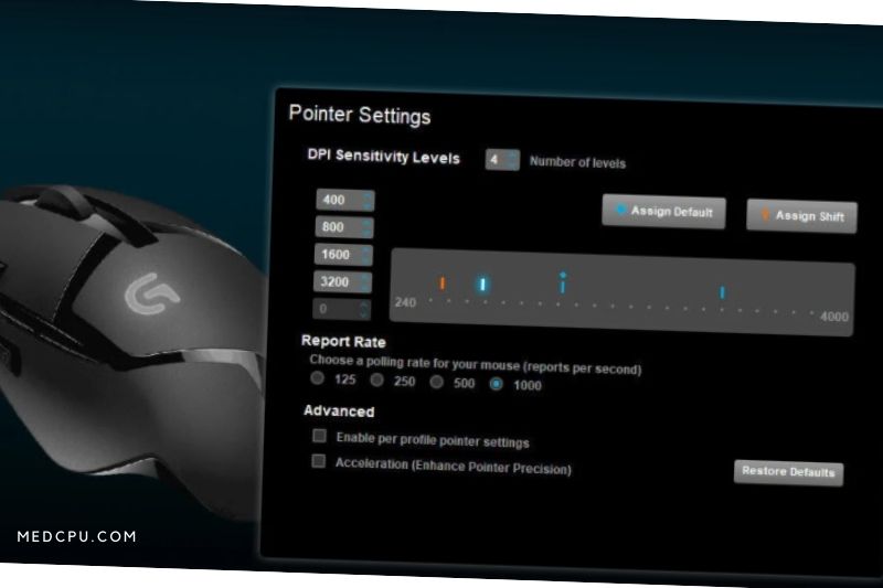 Mouse DPI settings