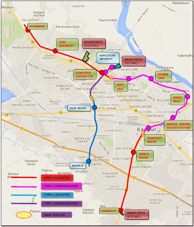 All about the Kanpur Metro