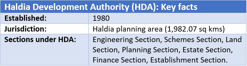 Haldia Development Authority (HDA)