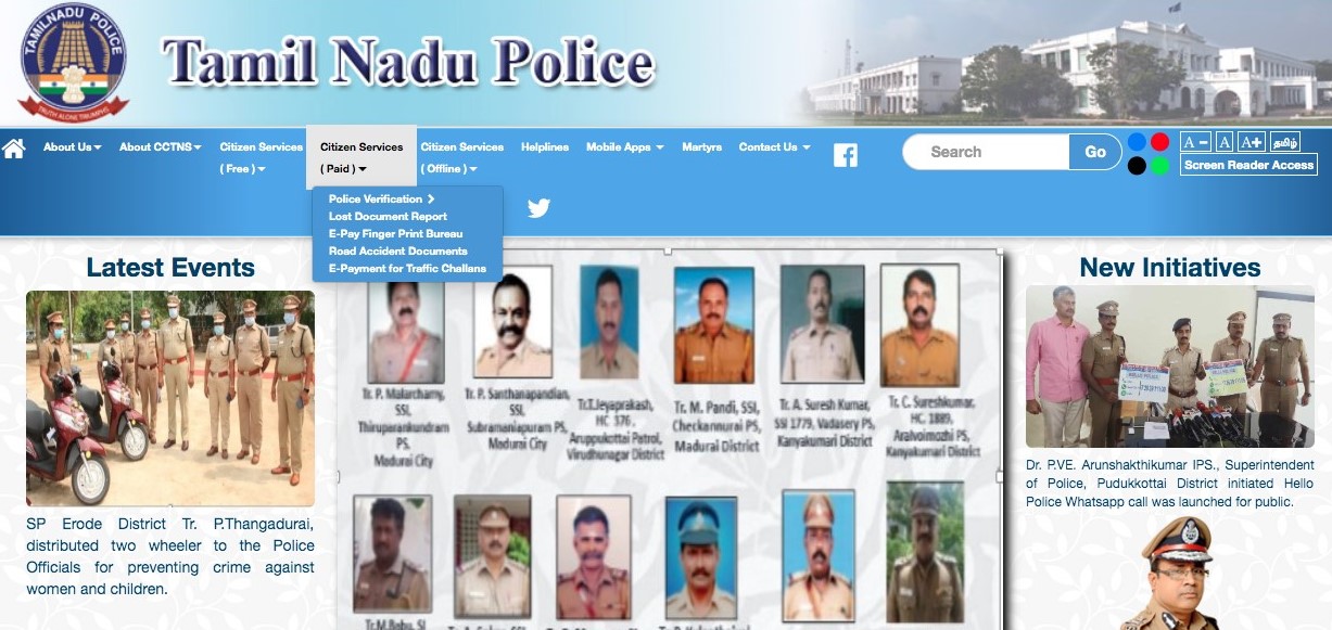 TN police verification