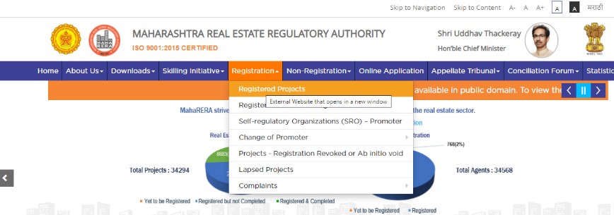 maharera project search how to search registered projects agents and file complaints online image 02 1 maharera project search how to search registered projects agents and file complaints online image 02 1