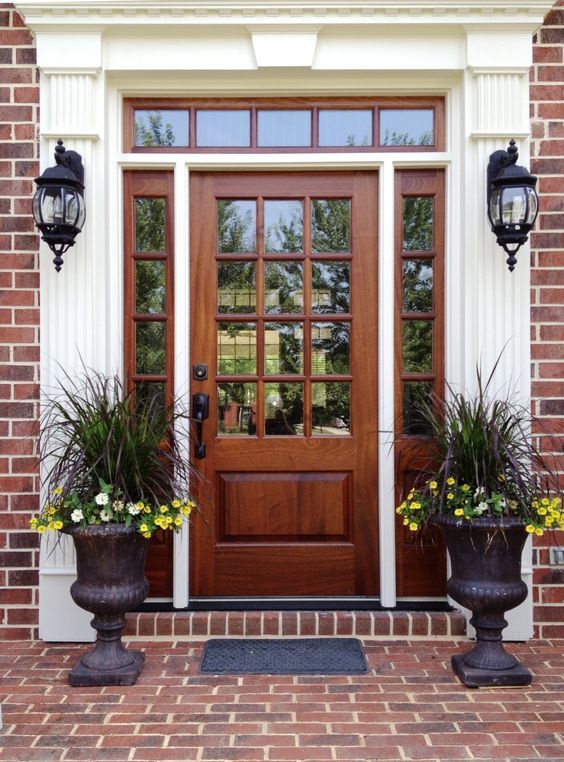 10 eye-catching wooden main door designs for home 10