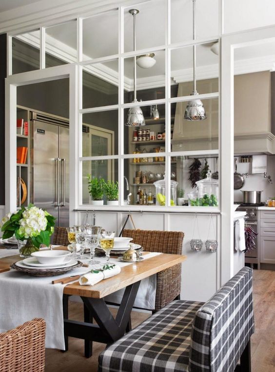 open kitchen partition ideas