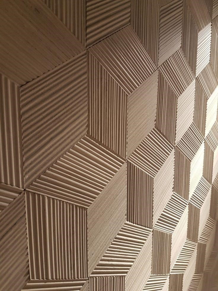 Geometric shapes 3d wall tiles design