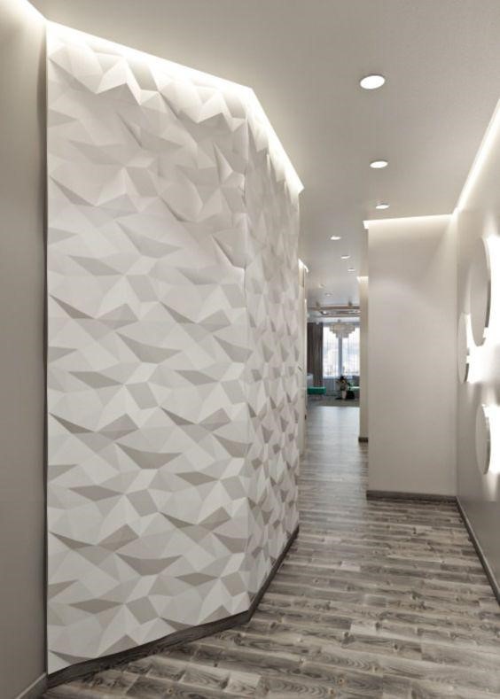 Fine texture 3d wall tiles design