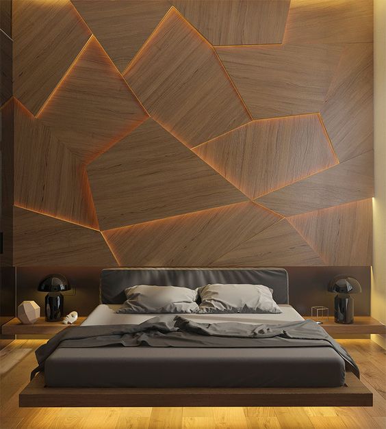 Wall texture designs for bedroom to bring the space to life 06