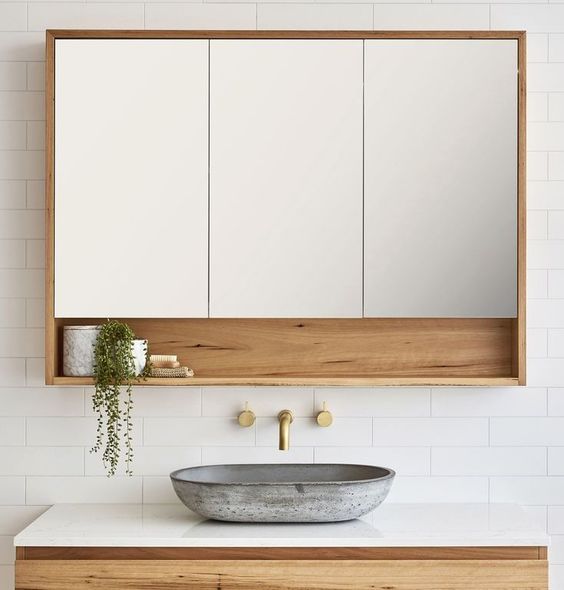 10 breathtaking bathroom mirror storage design 07