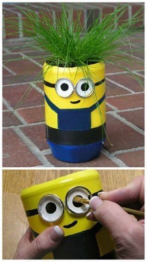 7 diy plastic bottle planters 4 1