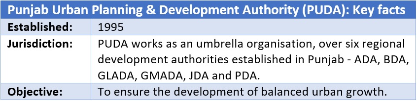 Punjab Urban Planning & Development Authority (PUDA)