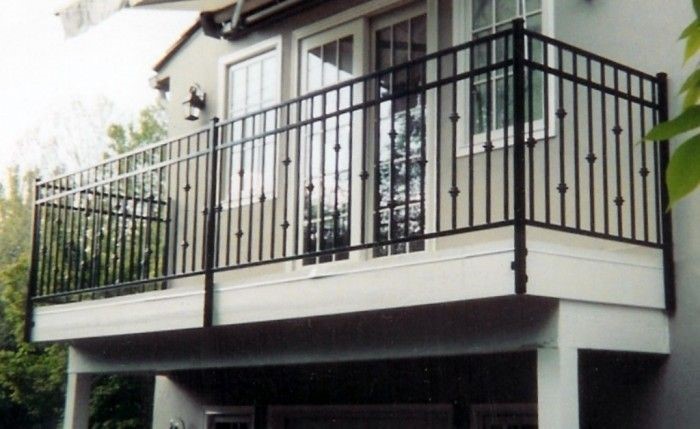 Sturdy and elegant metal railings