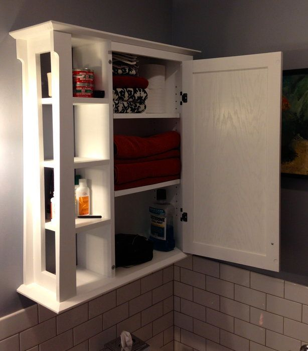 Wall hanging bathroom cupboard