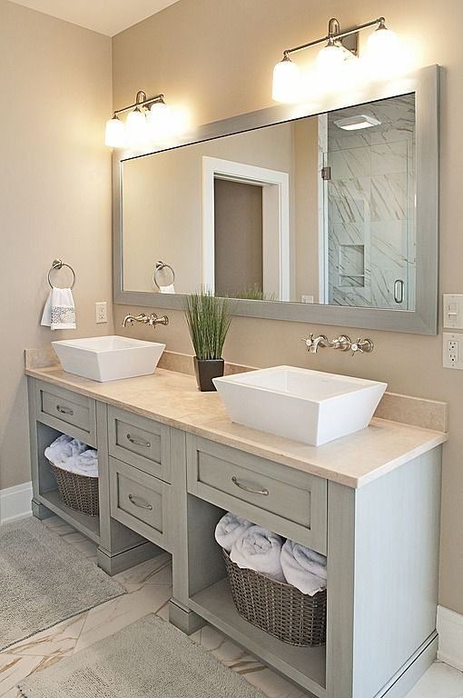 Bathroom cupboard with sink