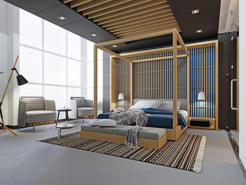 Modern yet classy and bedroom design