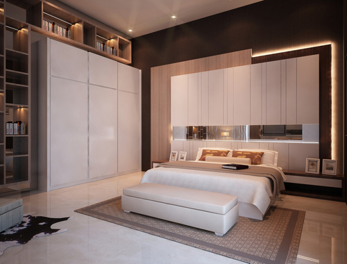 Bedroom design for better storage