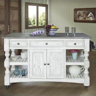 Kitchen island as a unique crockery unit design