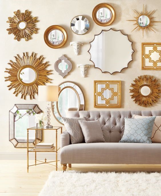 Decorative mirrors for living room: Ways to brighten your home interiors with mirrors