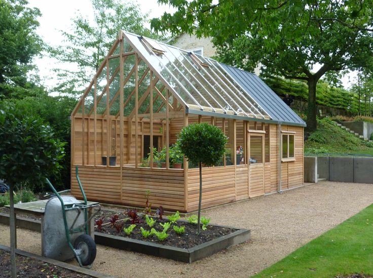 Small greenhouse shed plans for the garden hut design