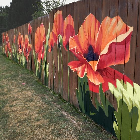 Garden wall painting ideas to maximise beauty and tranquillity inside your premises