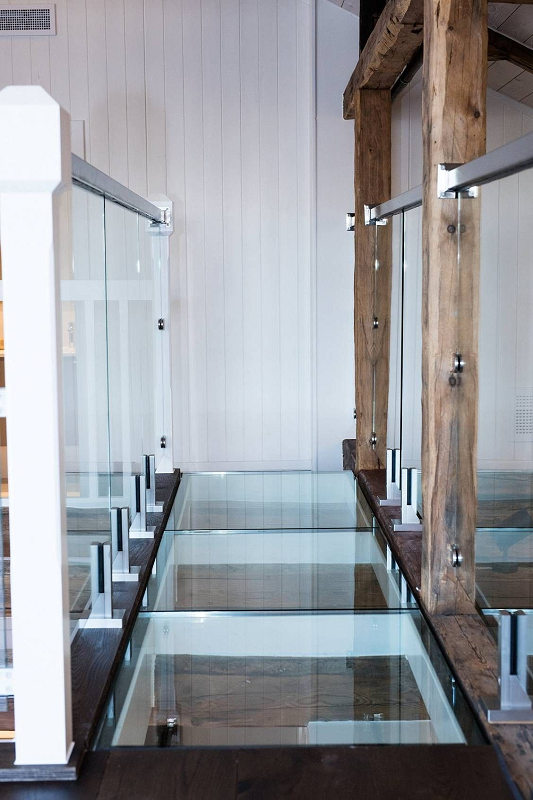 glass railing