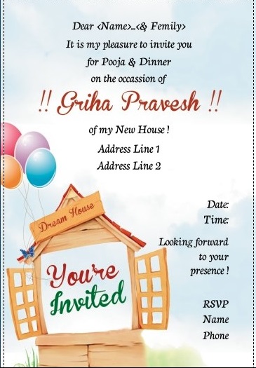 griha pravesh invitation card design ideas for you image 02 1 griha pravesh invitation card design ideas for you image 02 1