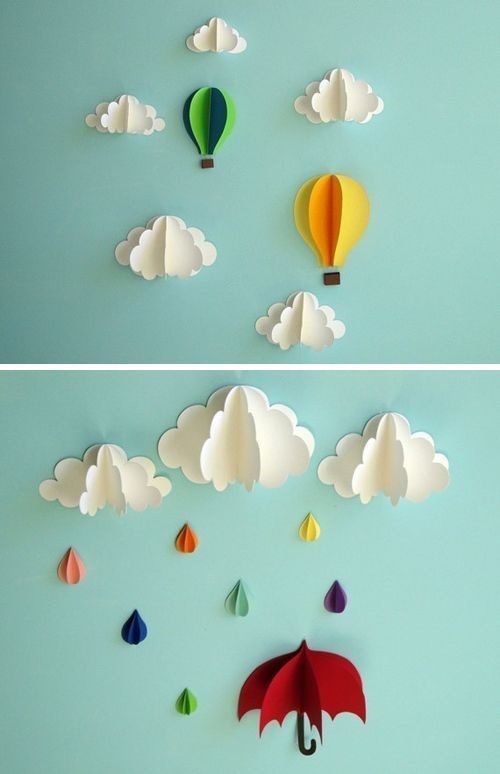 Home decoration ideas with paper: 9 ideas for your mundane walls