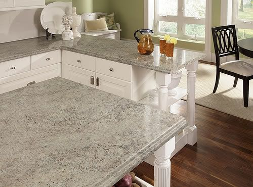 Kitchen granite design White granite kitchen countertop ideas for your home