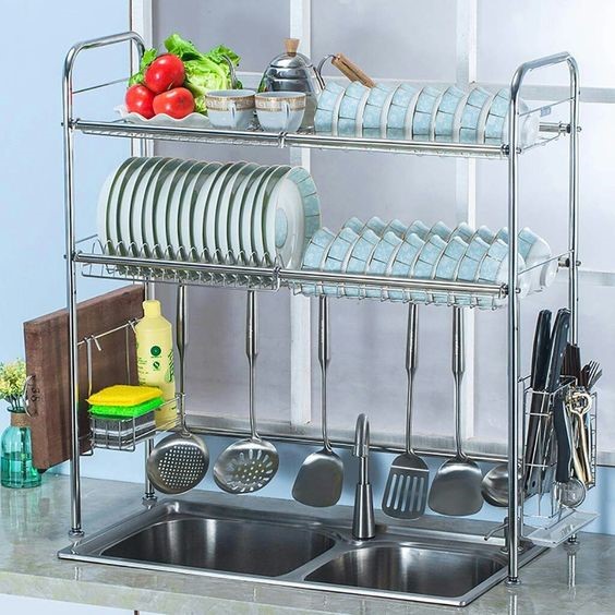 Kitchen steel rack designs: 7 ideas for your dream kitchen