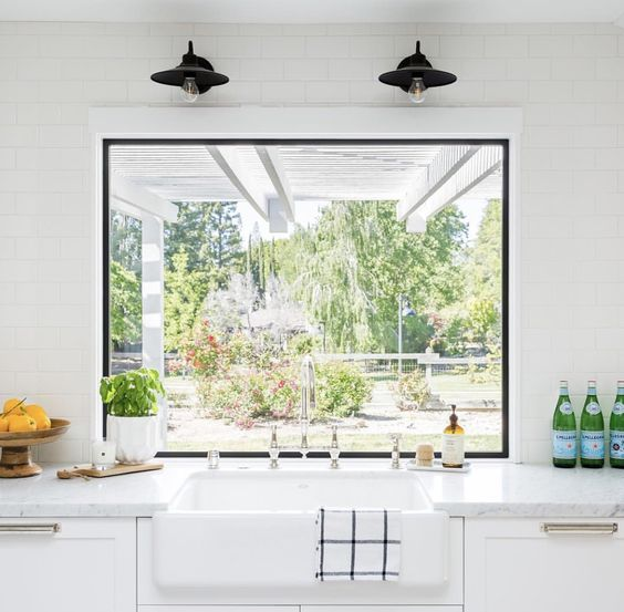 Picture kitchen window design 