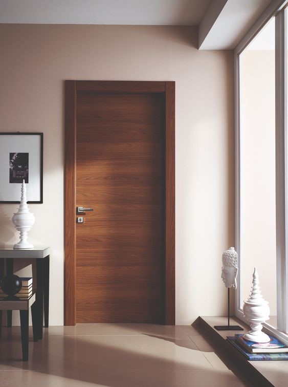 Wood and laminate door design