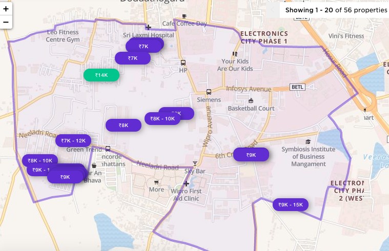 Looking for a PG in Bangalore? Check out these hotspots