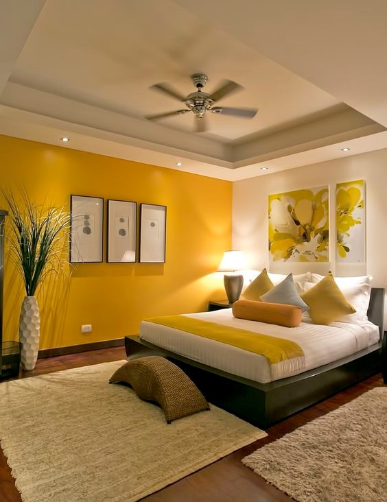 Master bedroom design: Colour