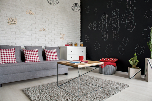 Red colour combinations for home