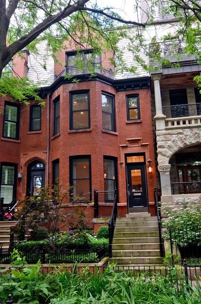 Brownstones row house design