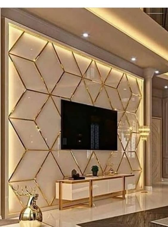 13 simple POP design for TV wall units that will be a perfect fit for