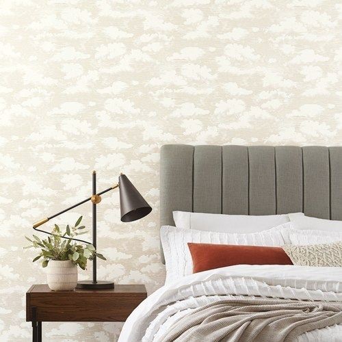 Wallpaper designs for bedroom in monotone