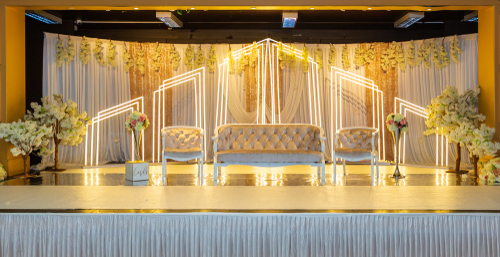 Wedding stage decoration theme