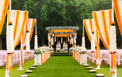 Wedding stage decoration theme