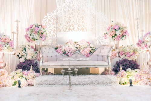 Wedding stage decoration theme