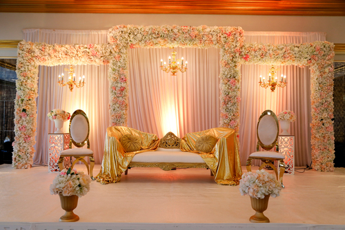 Wedding stage decoration theme