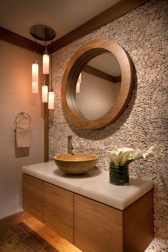 Wooden washbasin choices for your bathroom 02