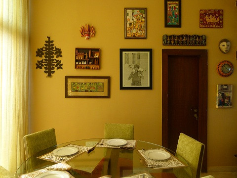 An artistic space that celebrates traditional arts and crafts Designer Shibani Jain's home