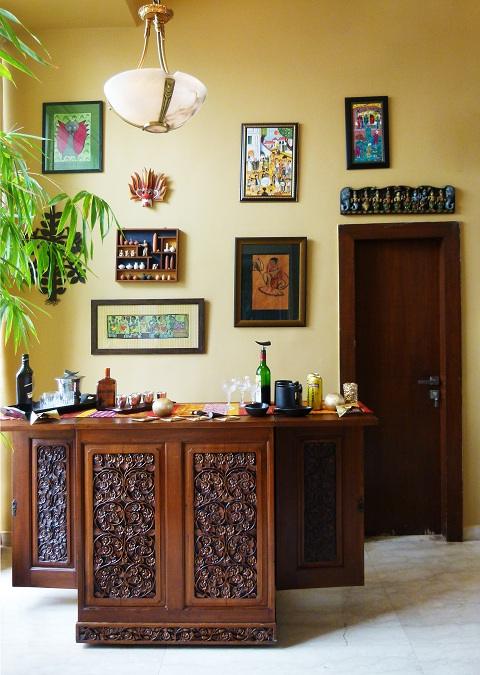 An artistic space that celebrates traditional arts and crafts Designer Shibani Jain's home