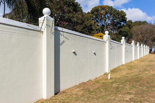 compound wall design ways to secure your home in style 01 compound wall design ways to secure your home in style 01